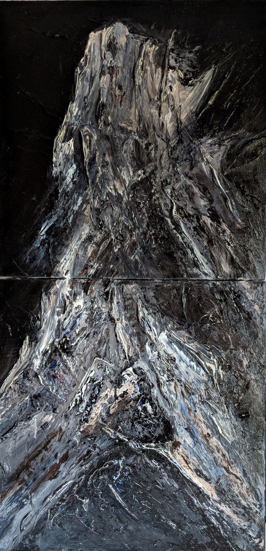 Petrified, 16" x 32" (diptypch)